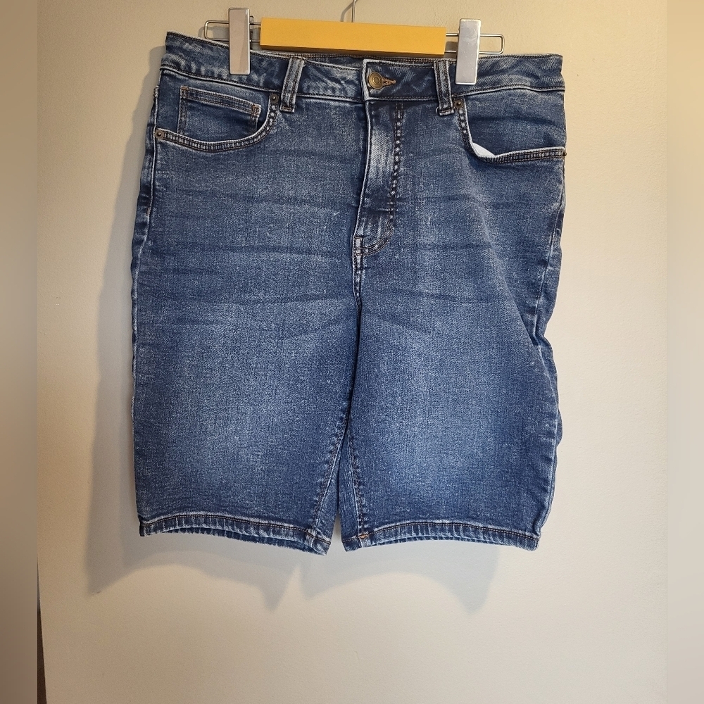 Iyla Blue Women Denim Shorts ,size 10 (32)
